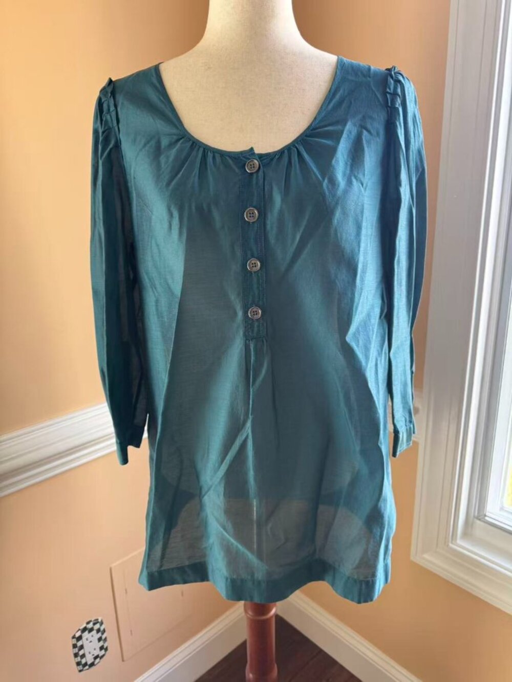 100% Authentic Burberry Brit Blue shirt, Sz M